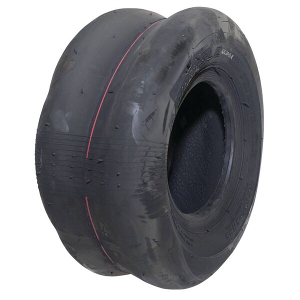 Stens 13x6.50-6 Lawn Mower Tire, 4 Ply, Smooth, Smooth, 28 psi - 165-632