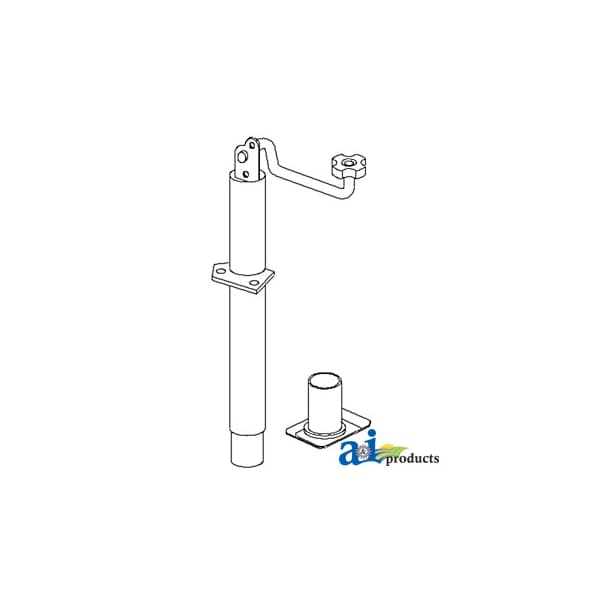 A & I Products Jack, Trailer & Imp., A-Frame Mount (5000 Lb.) 22.5" x2" x1" - A-15A175