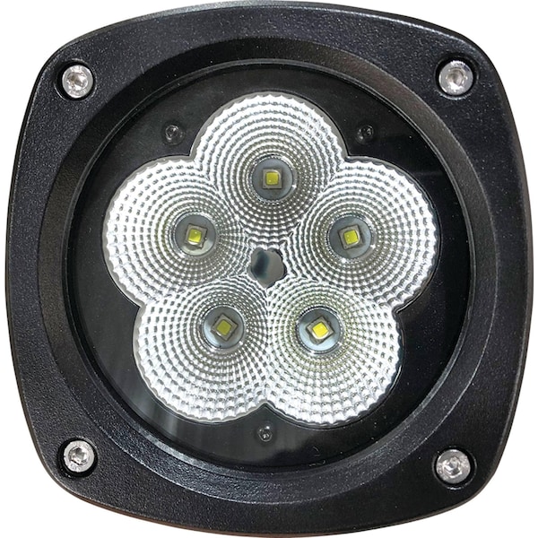 Tiger Lights 50W Compact LED Wide Flood Light 9V For Case 570N Flood Off-Road Light; - TL500WF