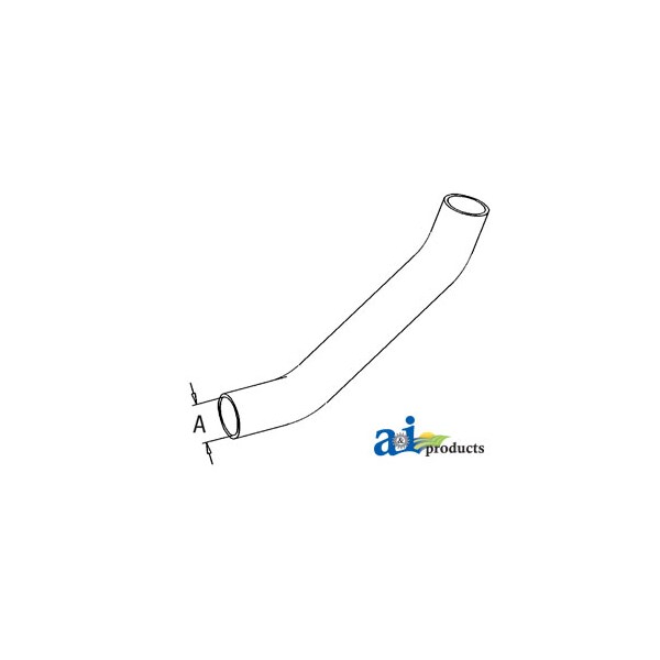 A & I Products Radiator Hose, Upper 12" x1.5" x1.5" - A-T22496