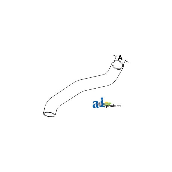 A & I Products Radiator Hose, Lower 17" x3" x3" - A-R48427