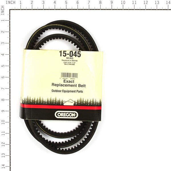 Oregon Belt, REPLACES SCAG 483166 - 15-045
