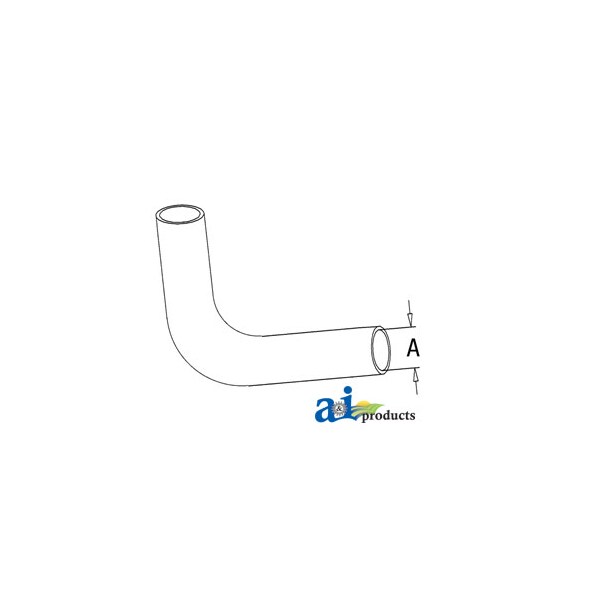 A & I Products Radiator Hose, Upper 9" x1" x1" - A-F0NN8260AA