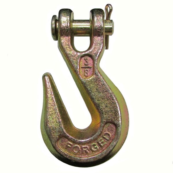 Aftermarket One 3/8" Clevis Grab Hook G70 w/ Clevis & Cotter Pins for Towing and Hauling - OTK20-0716