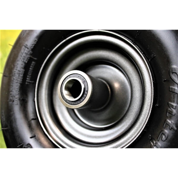 Antego 11 x 6-5 in Lawn Mower Tire & Wheel Assembly, Gray, 2 PK - A5300610810804116005