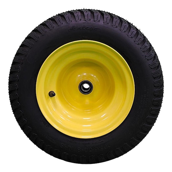 Antego Single 16x6.50-8 Turf Tire & Wheel Assembly .75 Precision Ball Bearing - ATW-003 - A85380060304166508