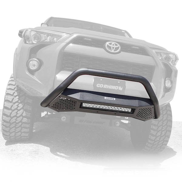 Go Rhino RC4 LR FRAME - 2IN - TEXTURED RC4 SKID PLATE BULL BAR FRAME-NO BRACKETS TXT BLK - 55411T