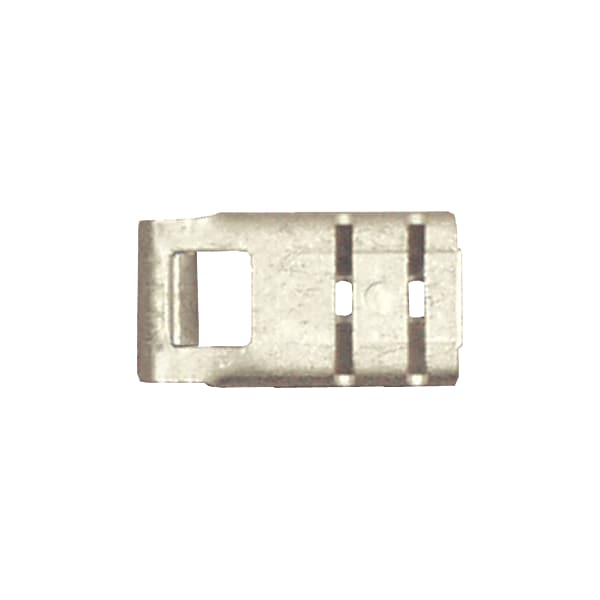 Terminal de bandera no aislado de 16-14 AWG para perno de 1/4", paquete de 100 - 166265-100