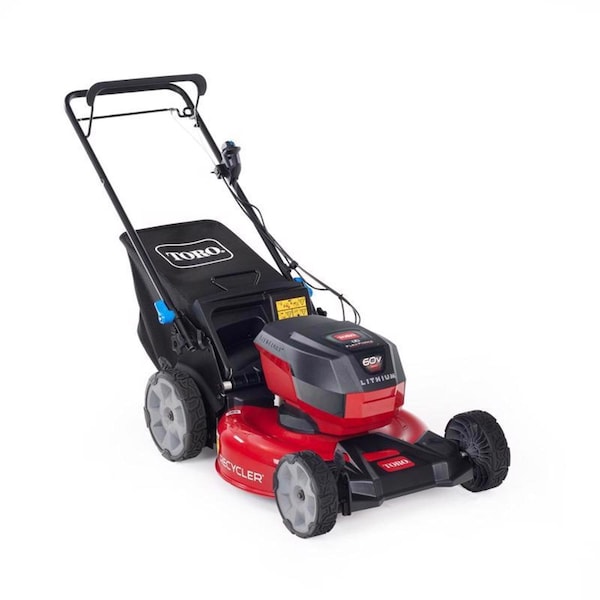 Toro Toro Recycler 21 in. 60 V Battery Self-Propelled Lawn Mower Kit (Battery & Charger) - 21326