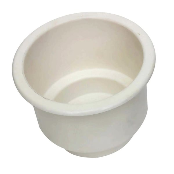 Aftermarket Single New Two Tiered White Plastic Cup Drink Can Holder Boat RV Universal - OTK20-0460