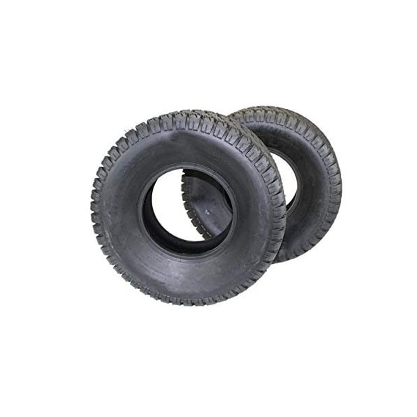 Antego 22 x 9.5-10 in Lawn Mower Tire, 4 Ply, Black, 2 PK - T47042295010