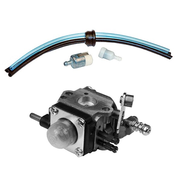 Aic Replacement Parts CARBURETOR & FUEL LINE KIT Mantis Tillers / Echo SV-4B SV-4/B SV4B Engine w/Fits - 900103-CARB