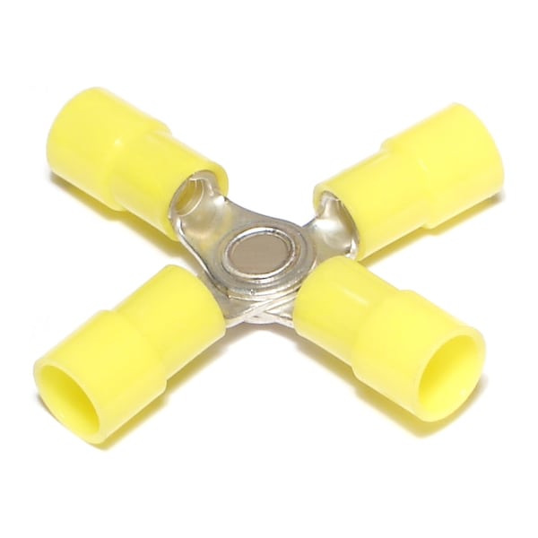 Conectores de derivación de cuatro vías de 12 a 10 WG de Midwest Fastener 8 piezas - 70006.