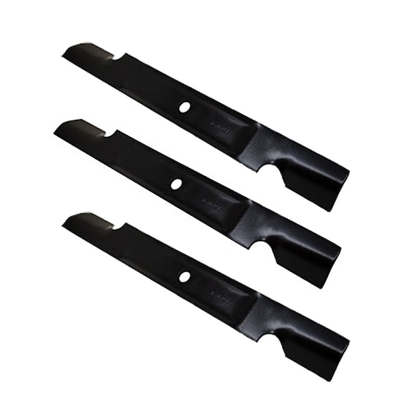 Aic Replacement Parts Three New Notched Mower Blades Fits Toro 74862 Zero Turn 54 Deck 115-2454-03 - B1TR3201_X3