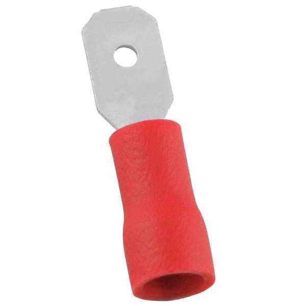 Desconexión macho de alta potencia, rojo, 22-16 AWG, paquete de 100 - 5WHC1
