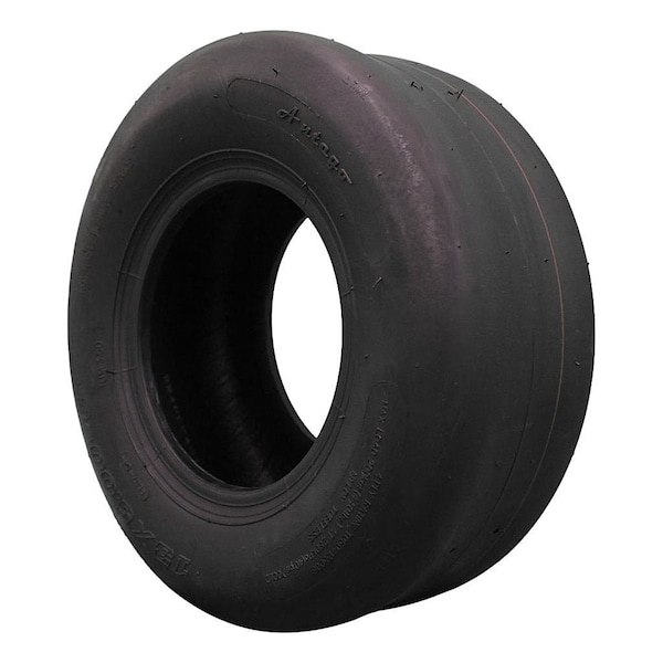 Antego 13 x 5-6 in Lawn Mower Tire & Wheel, 4 Ply, Black, 2 PK - T0804135006