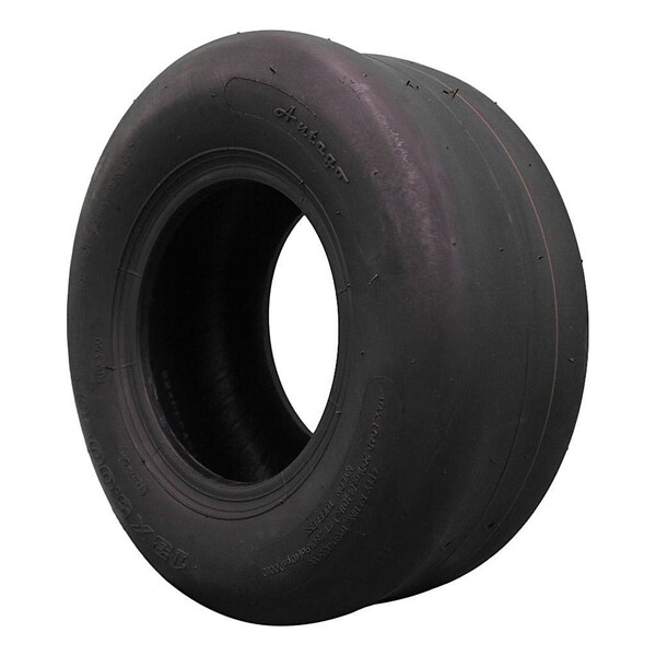 Antego 13 x 5-6 in Lawn Mower Tire & Wheel, 4 Ply, Black, 2 PK - T0804135006