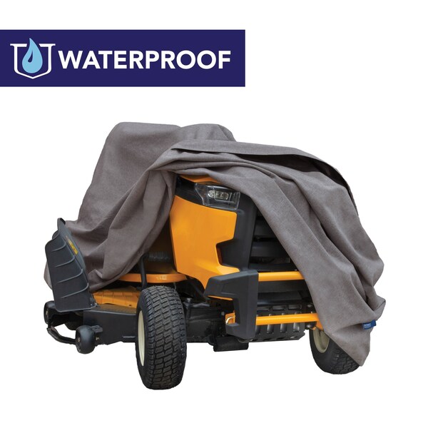 Modern Leisure Garrison Zero-Turn & Riding Lawnmower Cover, Waterproof, Fits Decks up to 82in.Lx5in.Wx47in.H, Granite - 3045