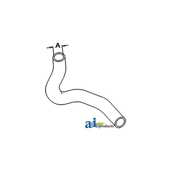 A & I Products Radiator Hose, Lower 9" x1.2" x1.2" - A-SBA310160740