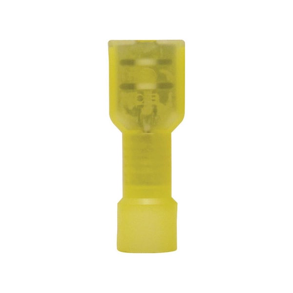 Desconexión hembra completamente aislada para productos de energía, amarilla, paquete de 4 - 3538469