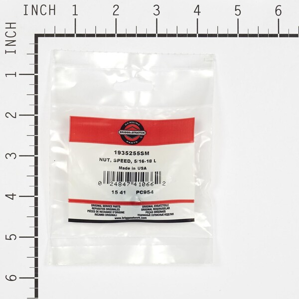 Briggs & Stratton Nut, Speed - 5/16-18 - 1935255SM