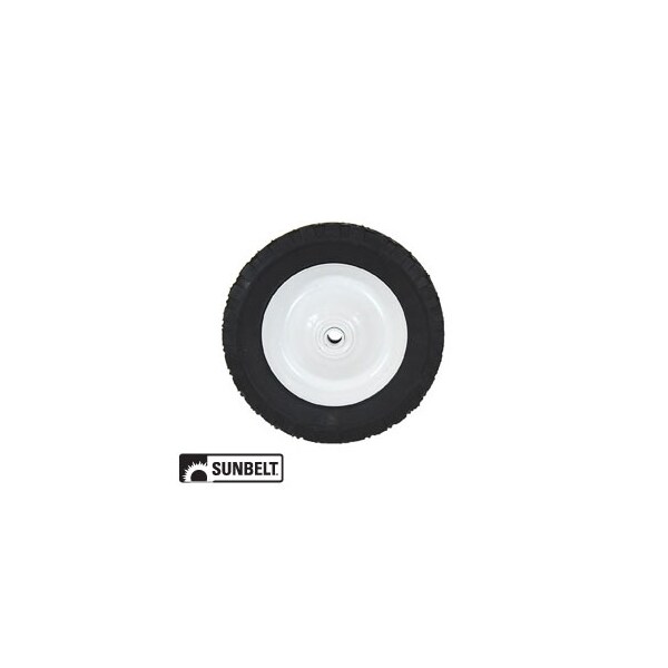 A & I Products WHEEL-DECK, 8X1.75, DIAMOND, STEEL, WHITE 7.85" x7.85" x1.85" - A-B1SB278