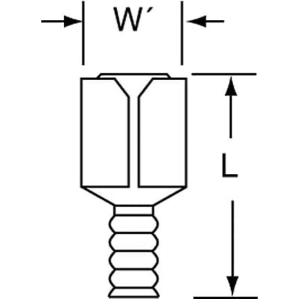 Desconexión Hembra 3M, Desnuda, 16-14AWG, Paquete de 1000 unidades - MU14-250DFK