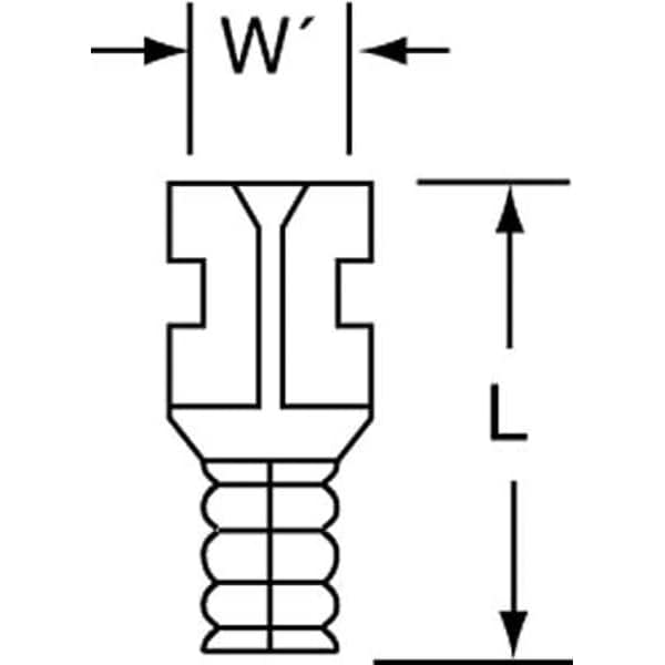 Desconexión hembra 3M, Pelado, 16-14 AWG, Paquete de 1000 - MU14-187DFHTK