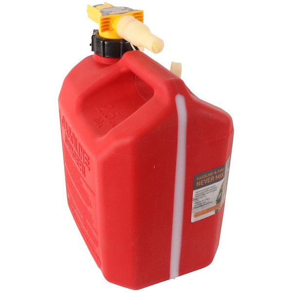 No-Spill NO-SPILL Red 1 1/4 Gallon No Spill Fast Flow Portable Fuel Can - Professional Quality - 765-100