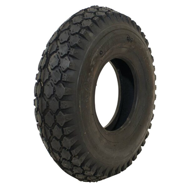 Stens 4.10x3.50-5 Lawn Mower Tire, 4 Ply, Stud, 50 psi - 160-344
