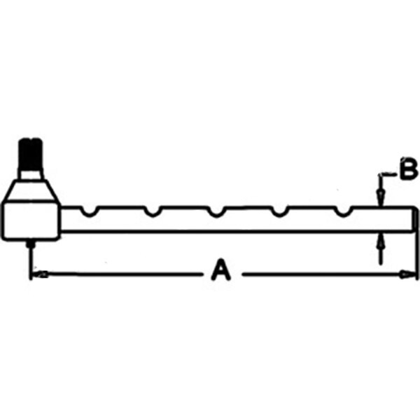 Aftermarket Tie Rod Fits Massey Ferguson MF Tractor Model 265 - 1032254M91