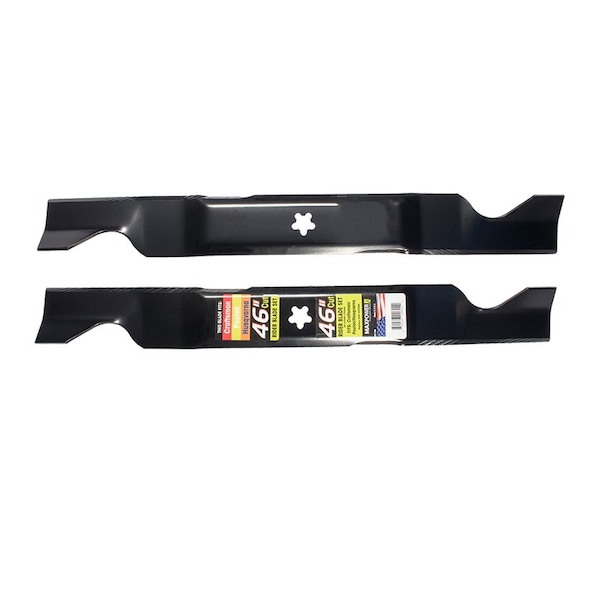 Maxpower MaxPower 46 in. Standard Mower Blade Set For Riding Mowers 2 pk - 561739