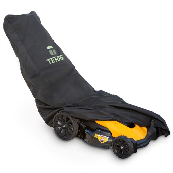 T Terre Push Lawn Mower Cover Heavy Duty Waterproof Windproof Drawstring - Storage & Trailering - 106003