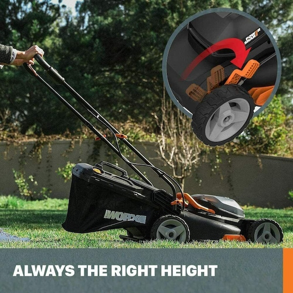 Worx Power Share 40V Lawn Mower and 20V Grass Trimmer Combo Kit - WG911