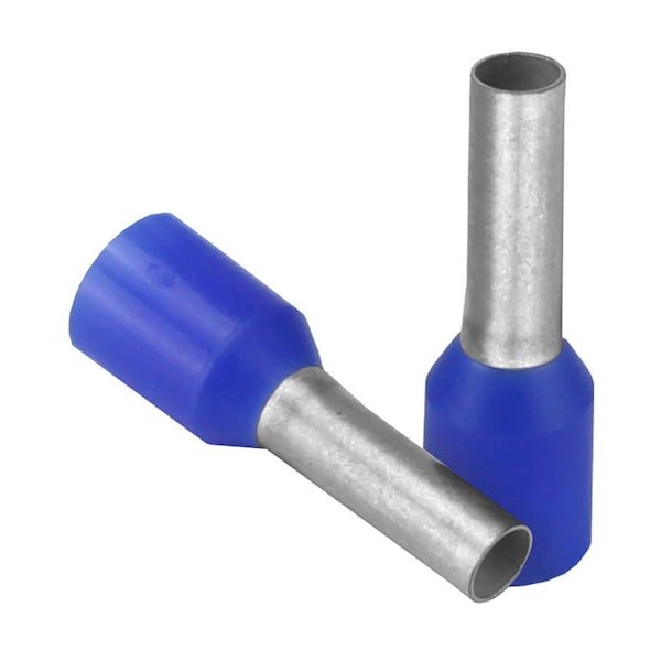 Grupo Pacer Azul 14 AWG Cuerpo de Alambre - Longitud de 8mm - Paquete de 25 - TFRL14-8MM-25