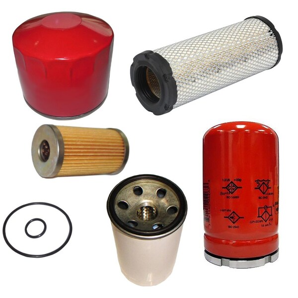 Aic Replacement Parts Maintenance Filter Kit 5 Filters Fits Kubota L3010 L3130 L3410 L3430 HST - B7152-FILTERS