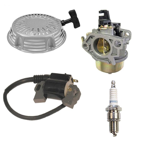 Aic Replacement Parts Recoil Air Filter Carburetor Ignition Coil Plug Fits Honda GX340 11HP GX390 13HP - 7131-TUNEUPKIT