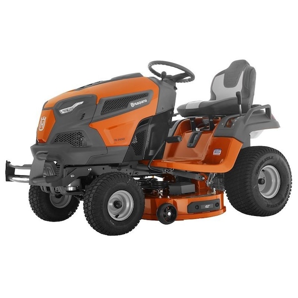 Husqvarna 960 43 03-38 Riding Lawn Mower, 21.5 hp, 2-Cylinder, 42 in W Cutting, Standard Steering - 960430338