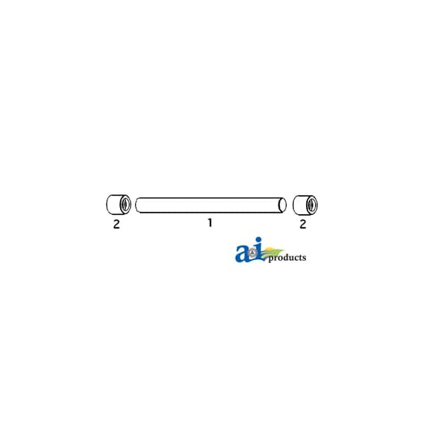 A & I Products Shaft, Load Control (Ref. 1) 20" x1.5" x1.5" - A-R52185