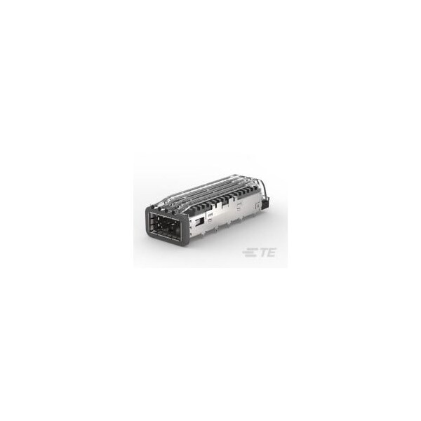 Cuerpo de jaula QSFP28 de 1X1 con junta HS LP - 4-2170754-4