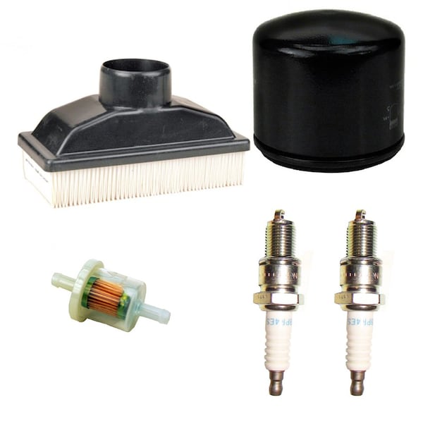 Aic Replacement Parts Engine Tune Up Kit Fits Kawasaki FR541V FR600V Air Oil Fuel Filter Spark Plugs - B1AF338-TUNEUPKIT