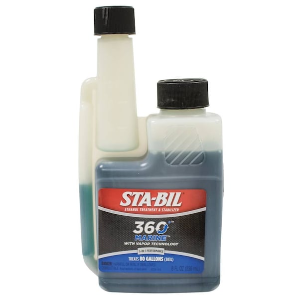 Stens Sta-Bil Marine Formula Fuel Stabilizer Size 8 Oz Lawn Mowers - 770-176
