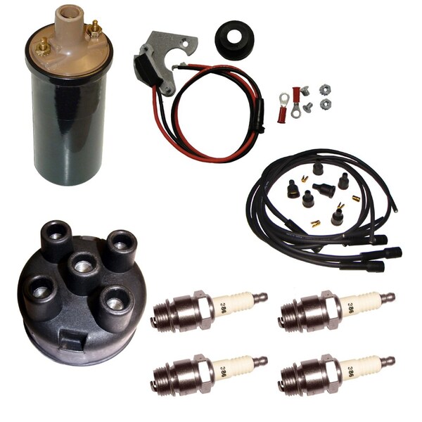 Aic Replacement Parts 12V Electronic Distributor Ignition Conversion Kit Fits IH Fits FARMALL Tractor - KT-ELI80-0353