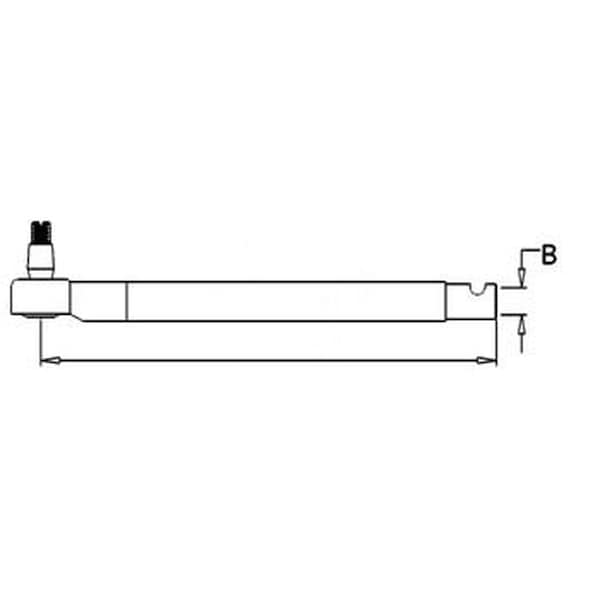 Aftermarket New Fits Massey Ferguson Tractor Tie Rod Tube with End 50 65 150 165 - 192864M1