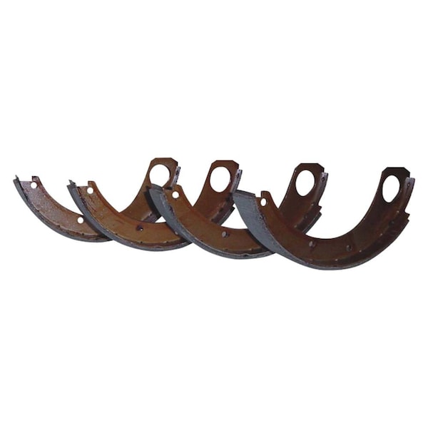 Db Electrical Brake Shoe (4pc set) for Massey Ferguson Tractor TE20 TO20 TO30 shoes - 1202-2001