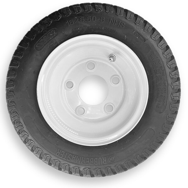 Rubbermaster - Steel Master Rubbermaster 16x6.50-8 4 Ply S-Turf Tire and 5 on 4.5 Stamped Wheel Assembly - 598973