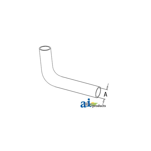 A & I Products Radiator Hose, Upper 8" x2" x2" - A-F0NN8260CA