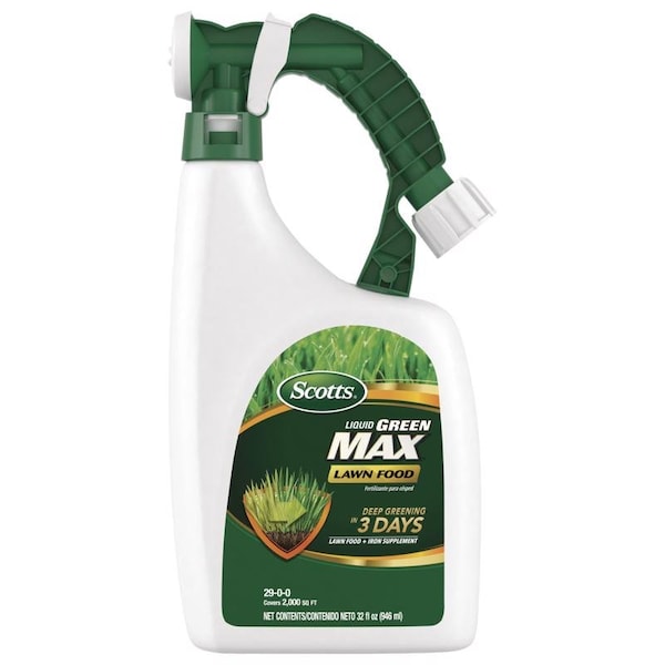 Scotts Scotts Liquid Green Max All-Purpose Lawn Fertilizer For Multiple Grass Types 2000 sq ft - 3300910