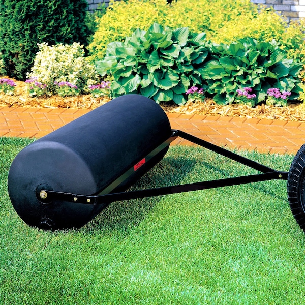 Brinly 18x48 Inch 54 Gallon Poly Lawn Roller: Heavy-Duty, Easy Storage, Wide Opening for Filling - PRT-482SBH