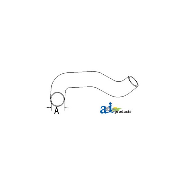 A & I Products Radiator Hose, Lower 12" x2.5" x2.5" - A-303350037